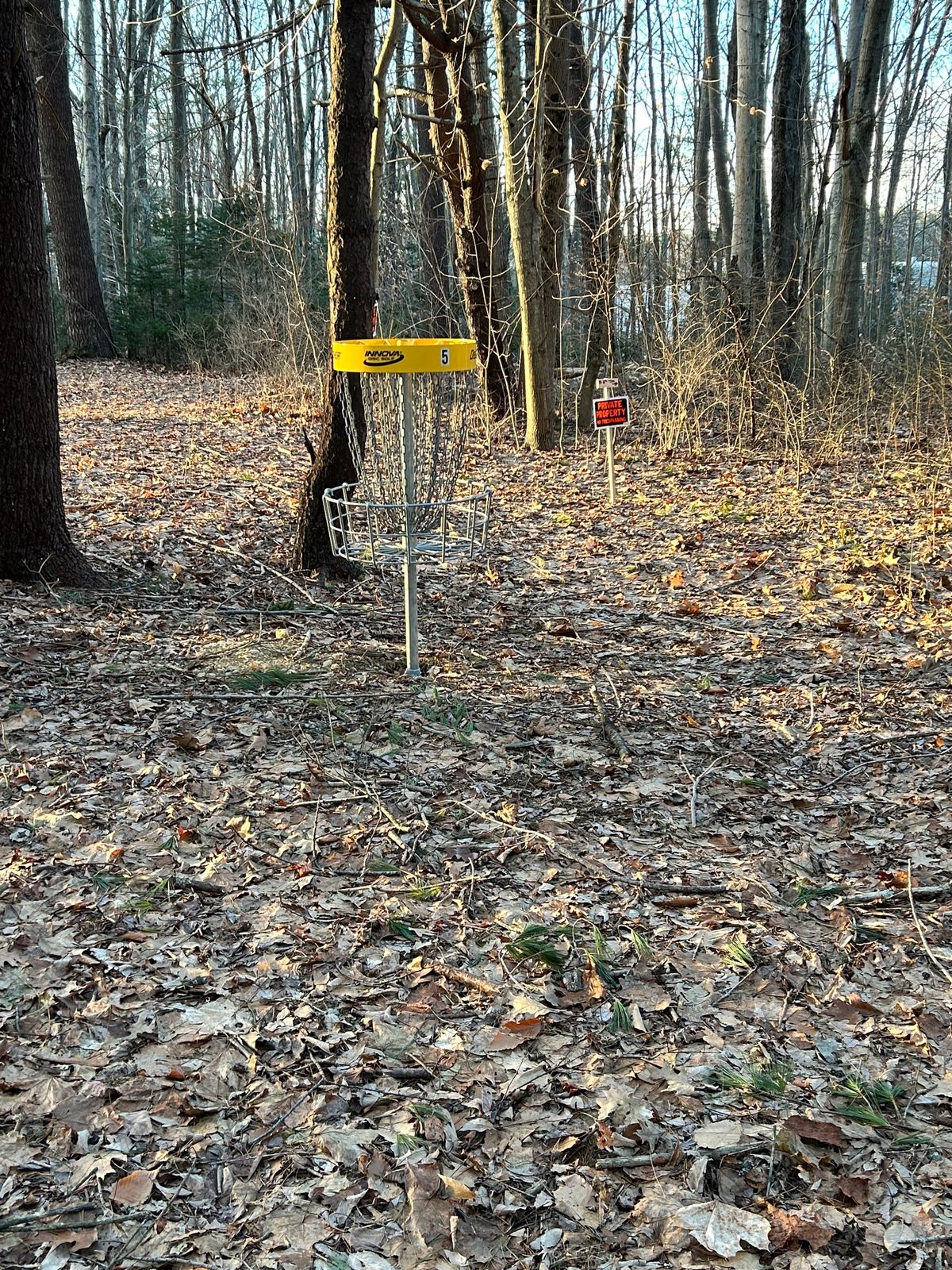 5th hole - nicer signs will be installed soon