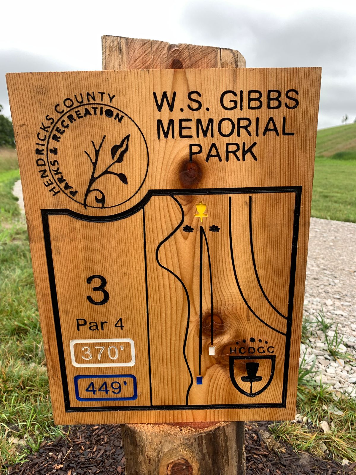 Hole 3 Sign