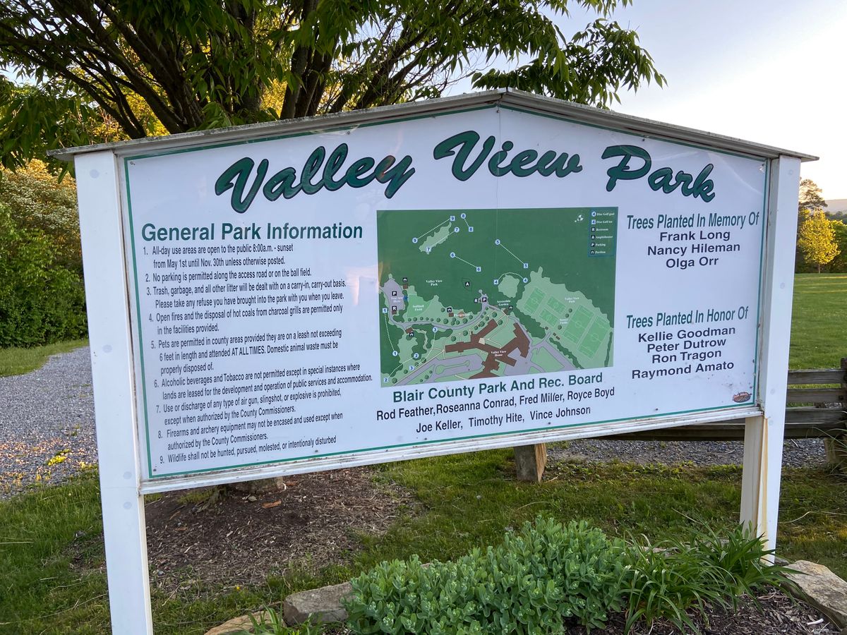 Entrance sign.