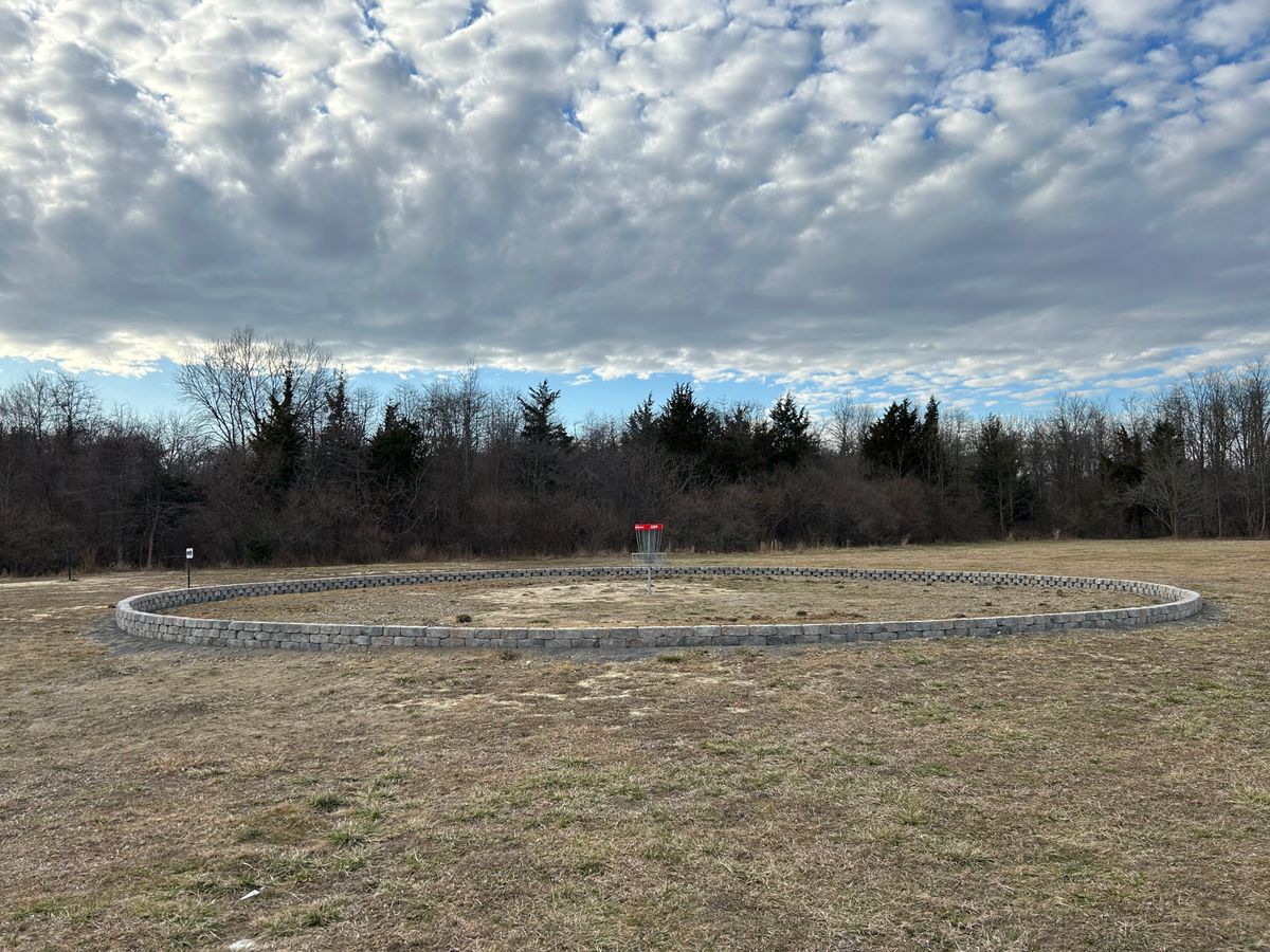Paver island on Hole 3 installed in Feb. 2024