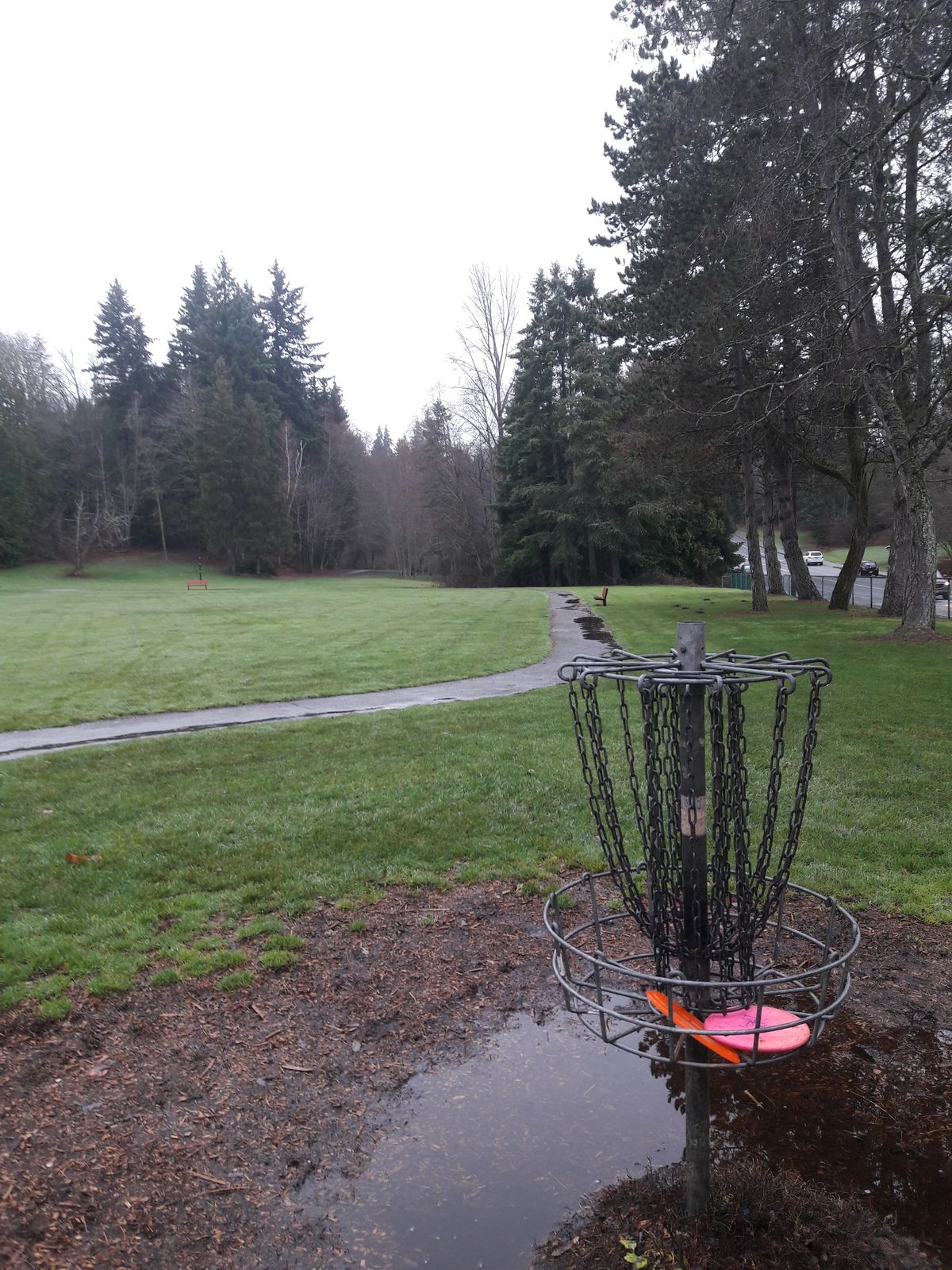 Can get muddy and slippery on rainy days