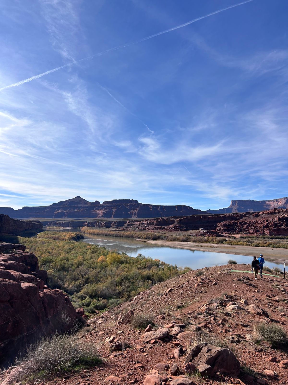 Teeing off over a canyon! Dont mess this one up..