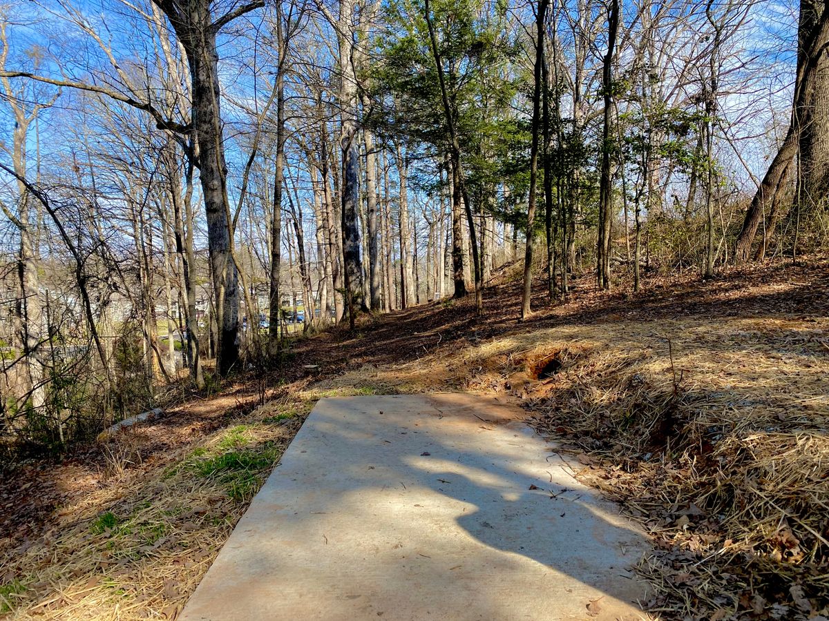 Hole 16’s white tee