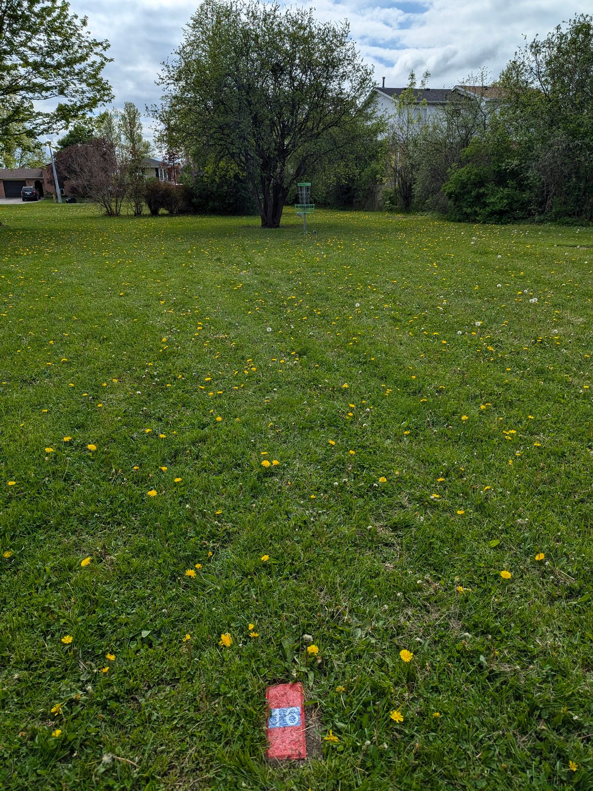 TEE 16.
*IMPORTANT: The Single Tee brick acts like a marker and you can only throw from behind the marker, not for either side or in fro