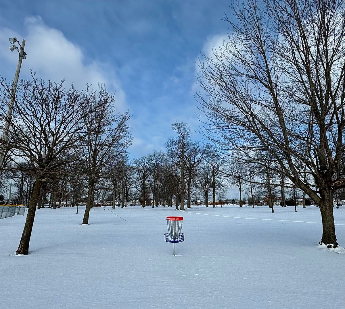 A cold day.