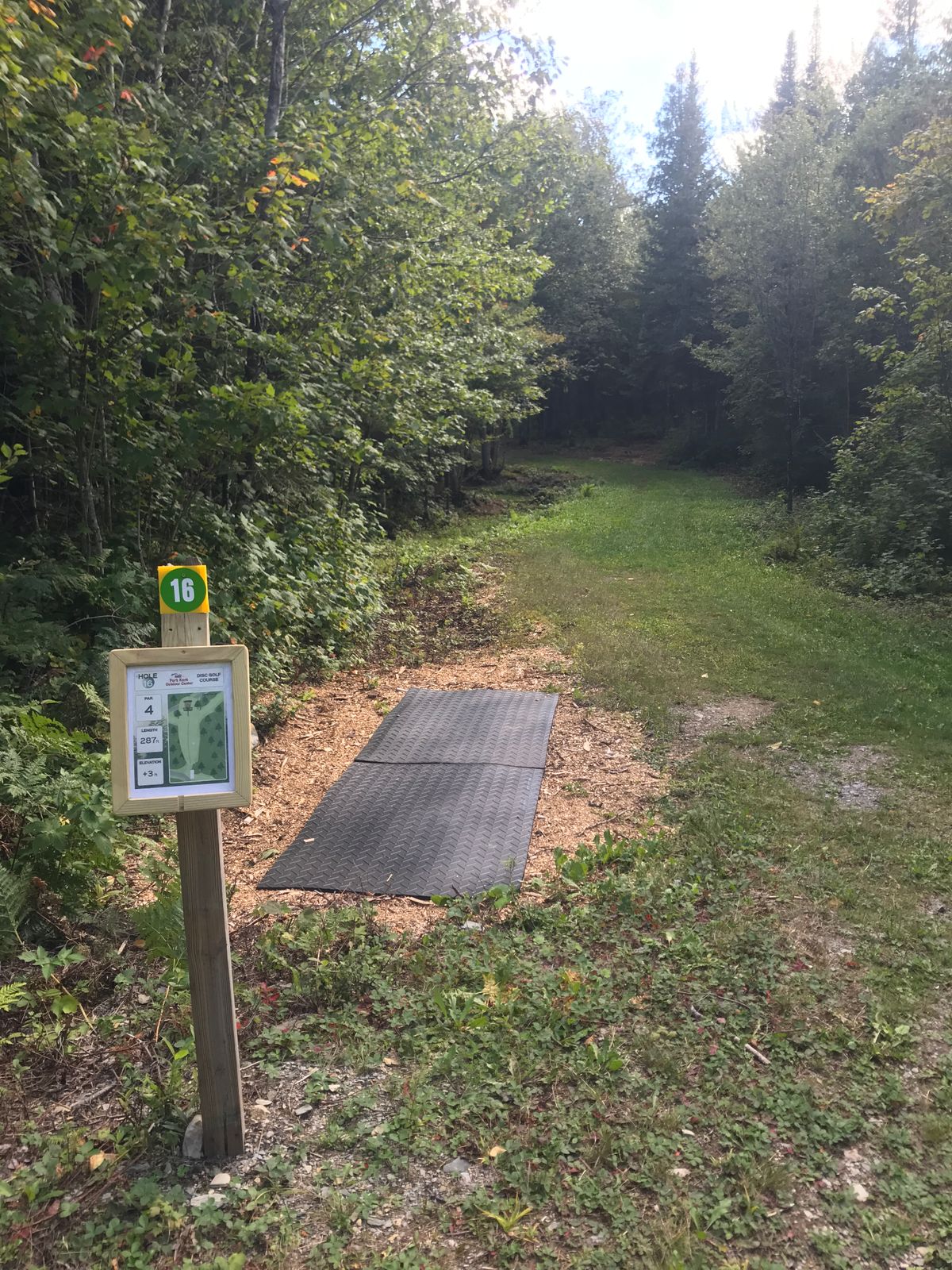 Hole 16 Tee. No Short tee available on this hole.