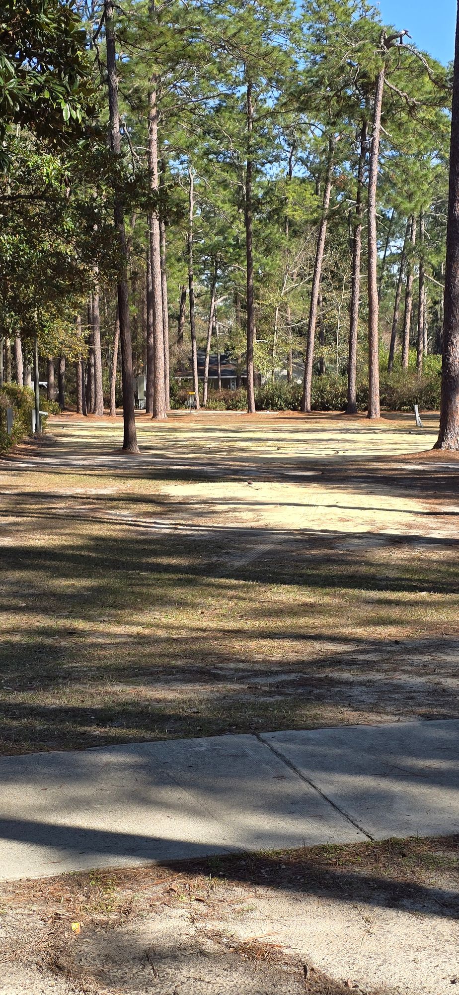 From hole 5 long pad
