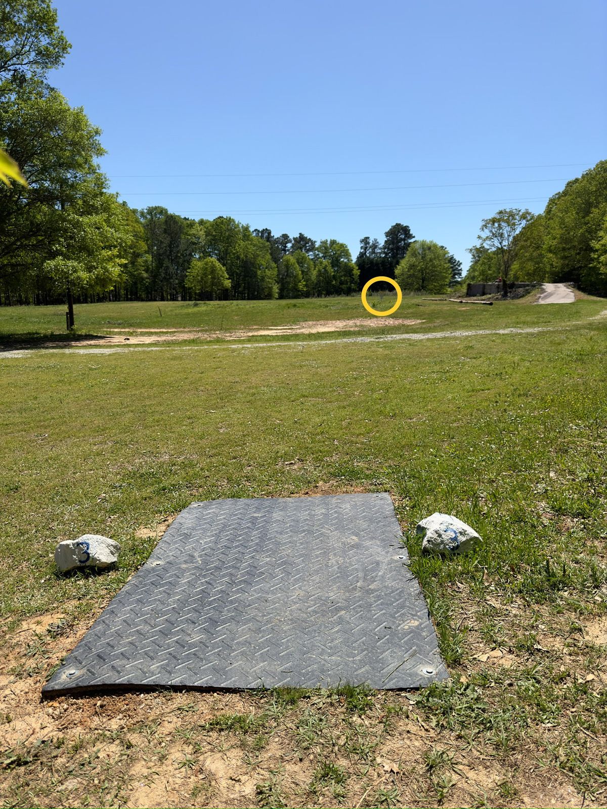 Hole 3 tee