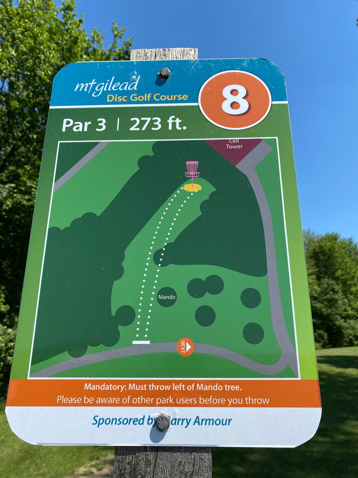 Hole 8 (Sign)