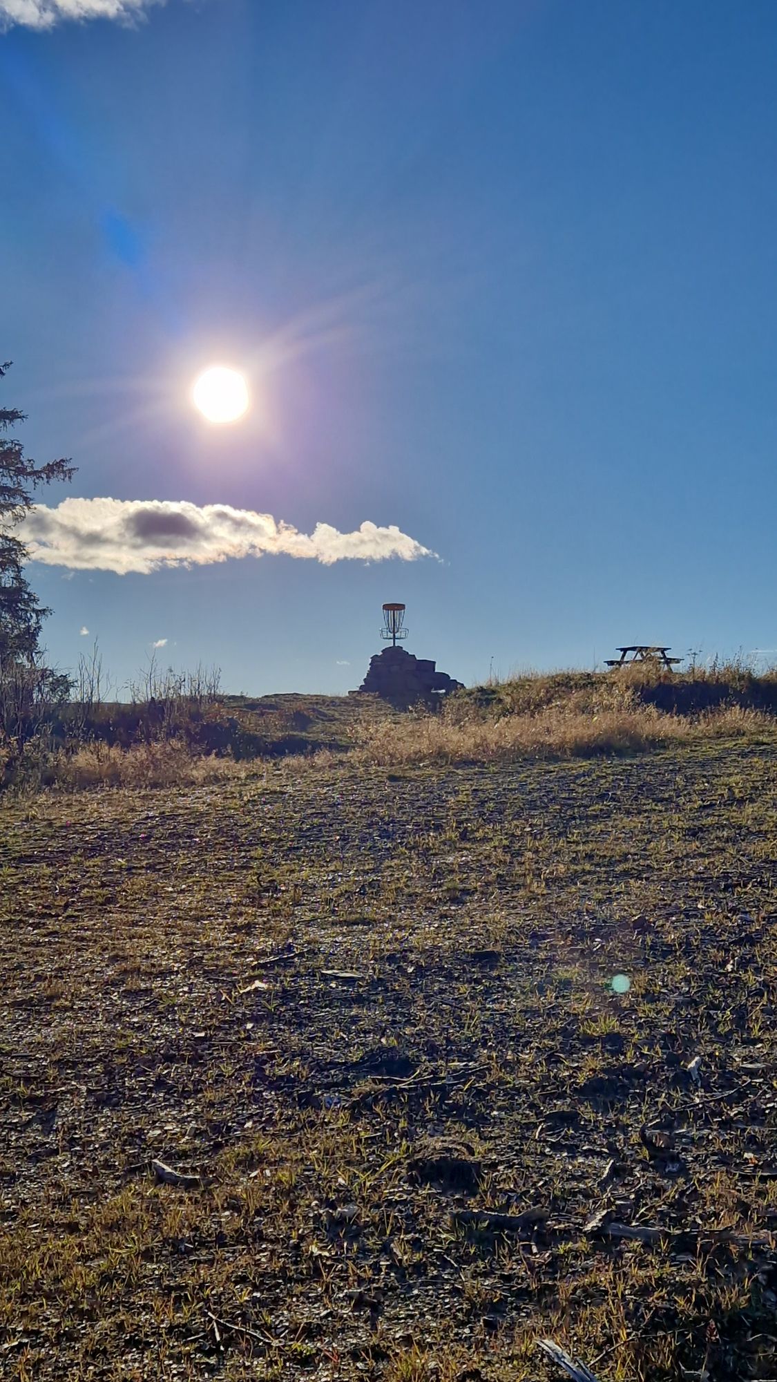 Hole 18 Beitostølen Discgolfbane.