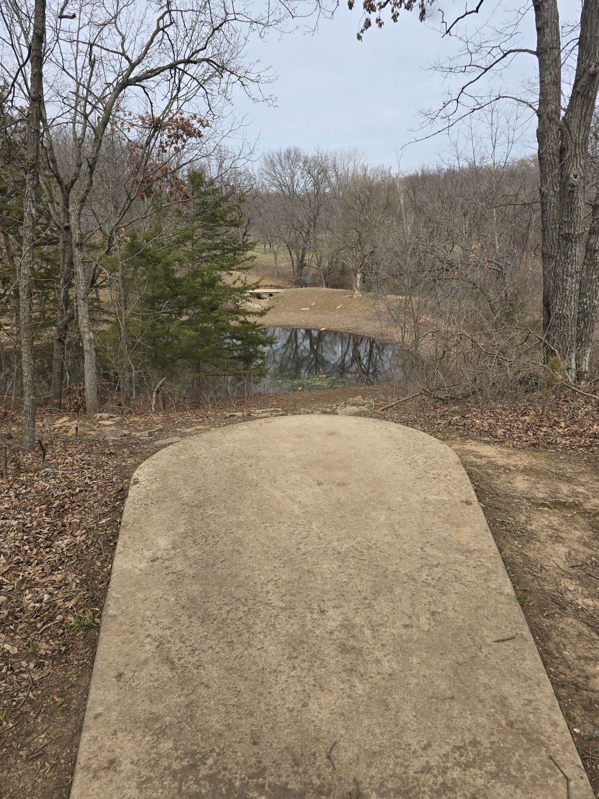 Hole 15 across the pound