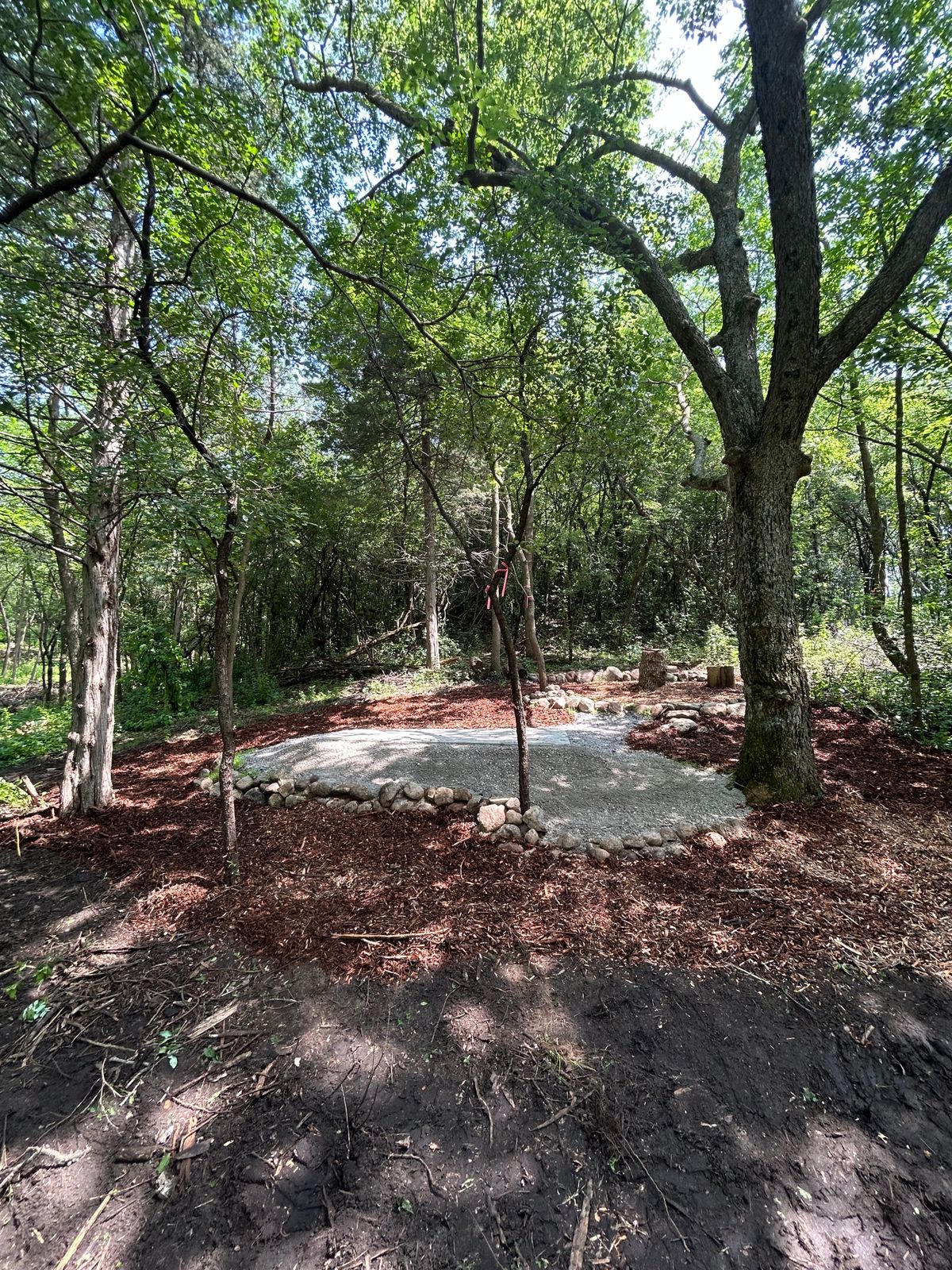 Hole 1 tee pad