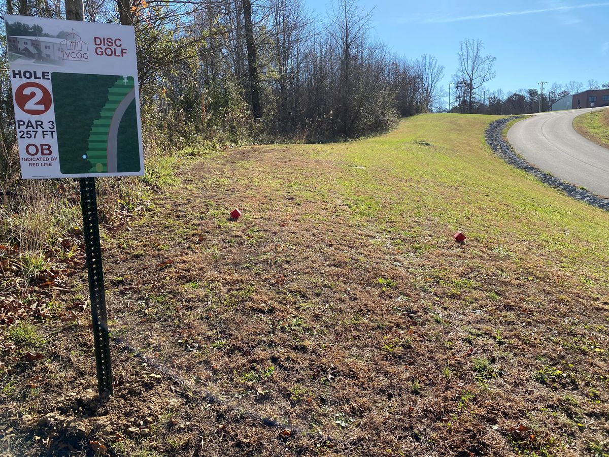 Hole 2 Tee box