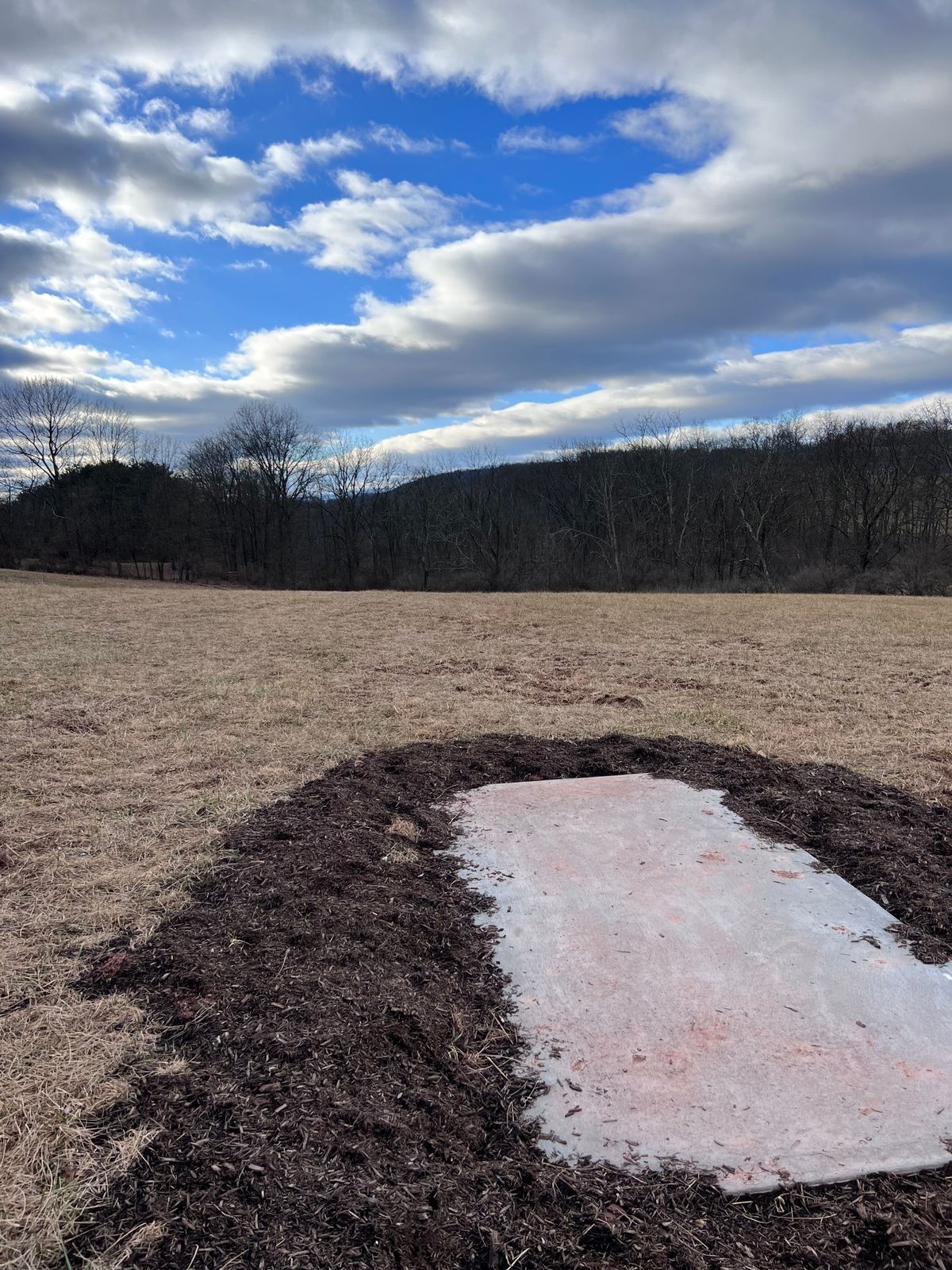 Tee Pad #5 in the winter