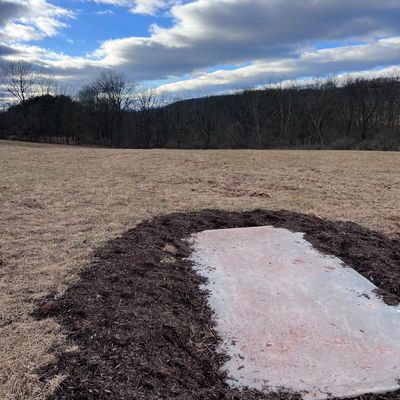 Tee Pad #5 in the winter