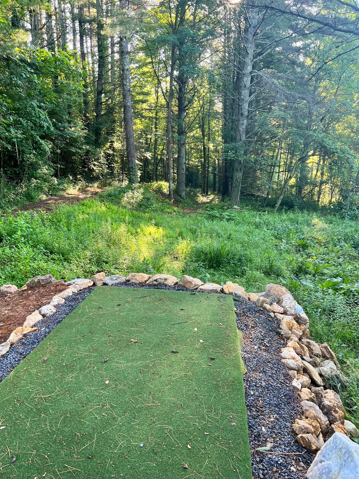 hole 1, short tee