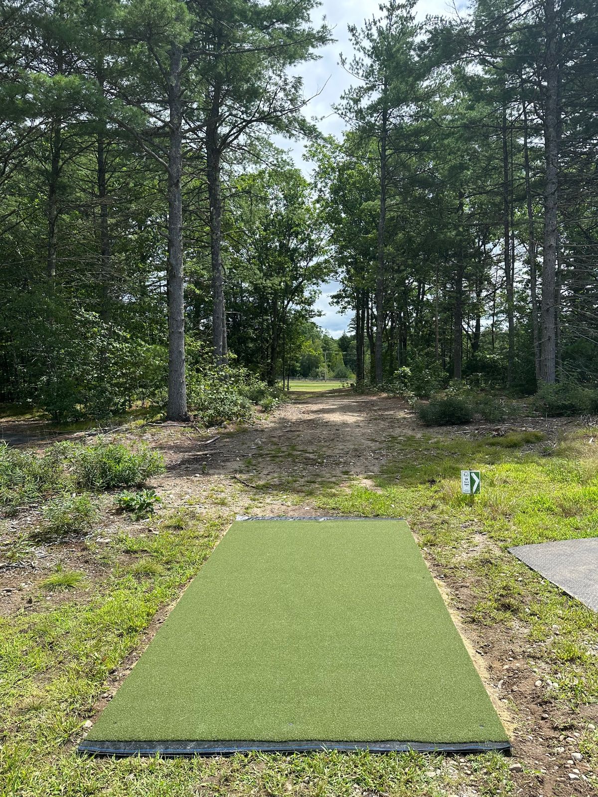 Hole 18 tee