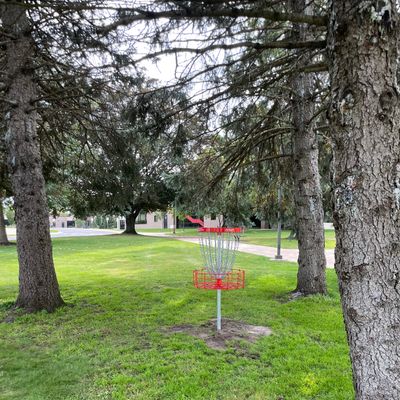 Basket for hole 9 (and 18)
