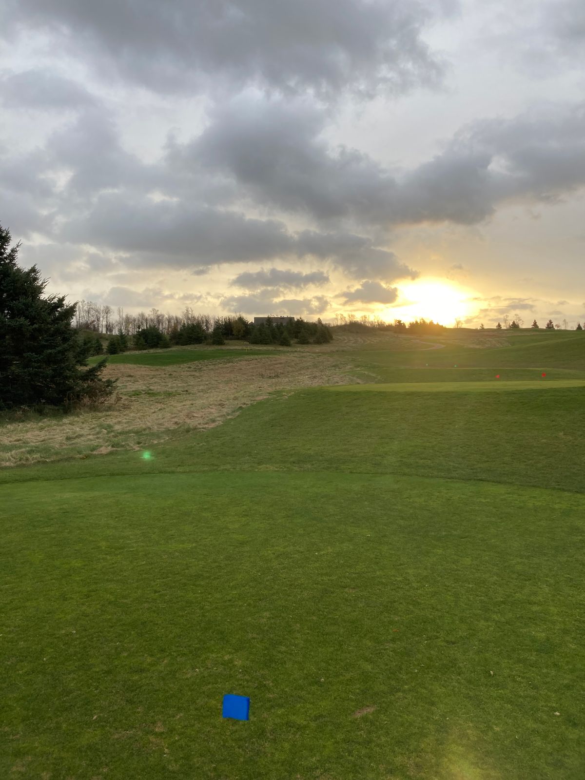 Hole 8 Blue tee.  Progressive drop zones if you miss the island.