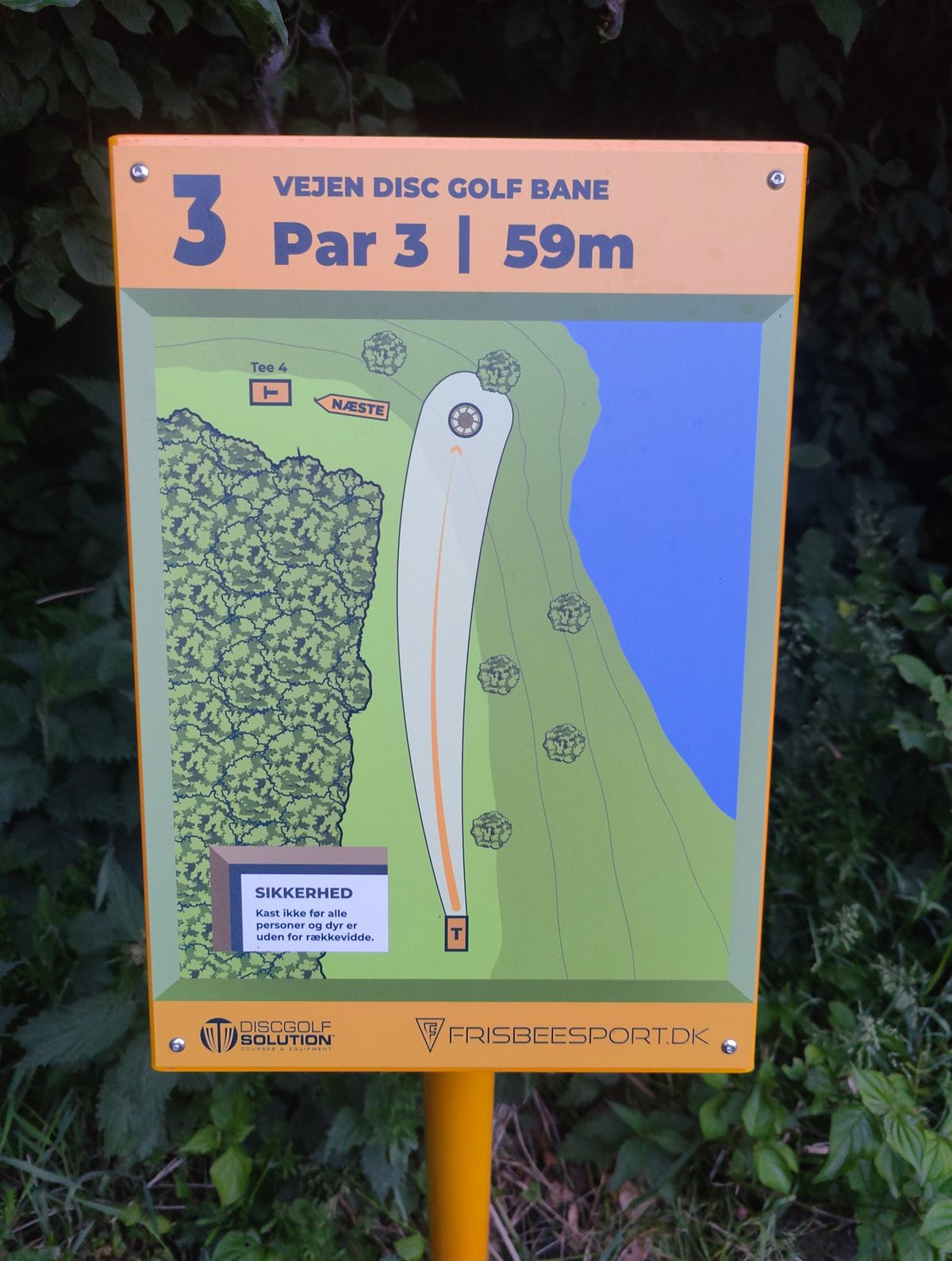 Vejen Disc Golf Bane Hul 3