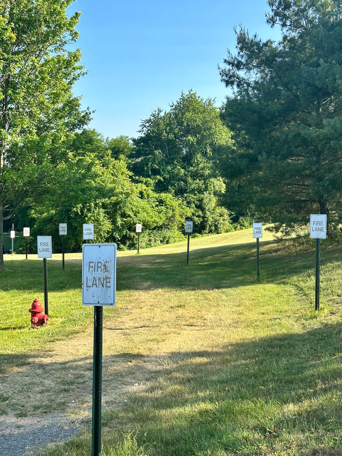 Path to hole 1 - might be a fire lane