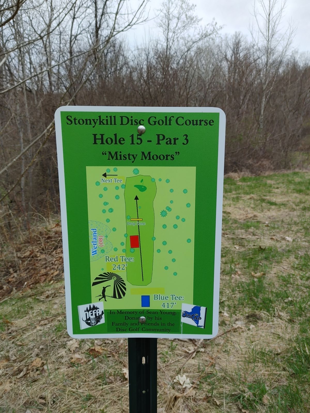 Hole 15 map