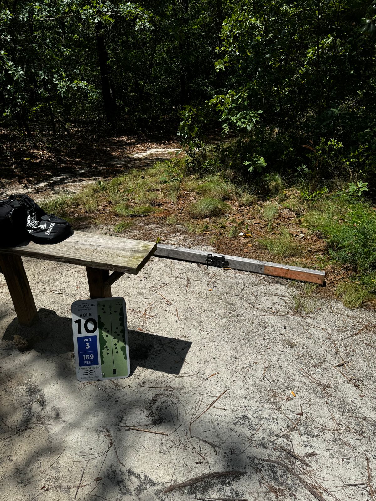 Hole 10 sign broken