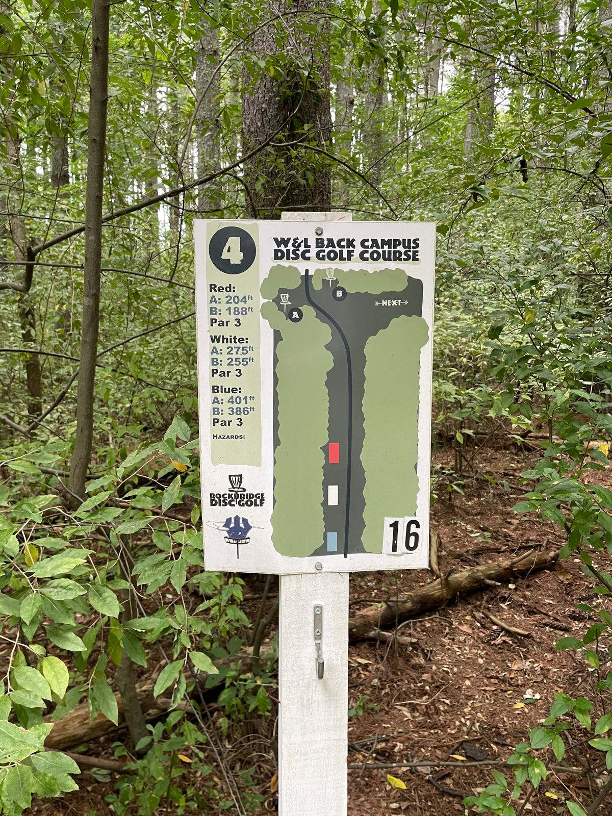 Teepad marker for fairway 4