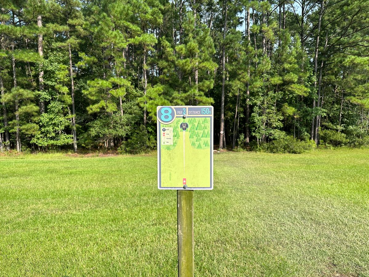 Hole 8 Sign
