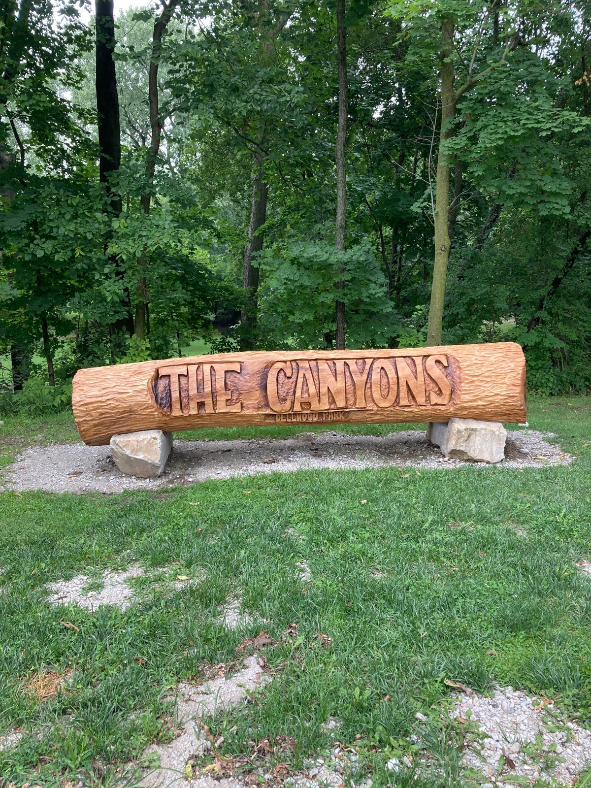The Canyons sign