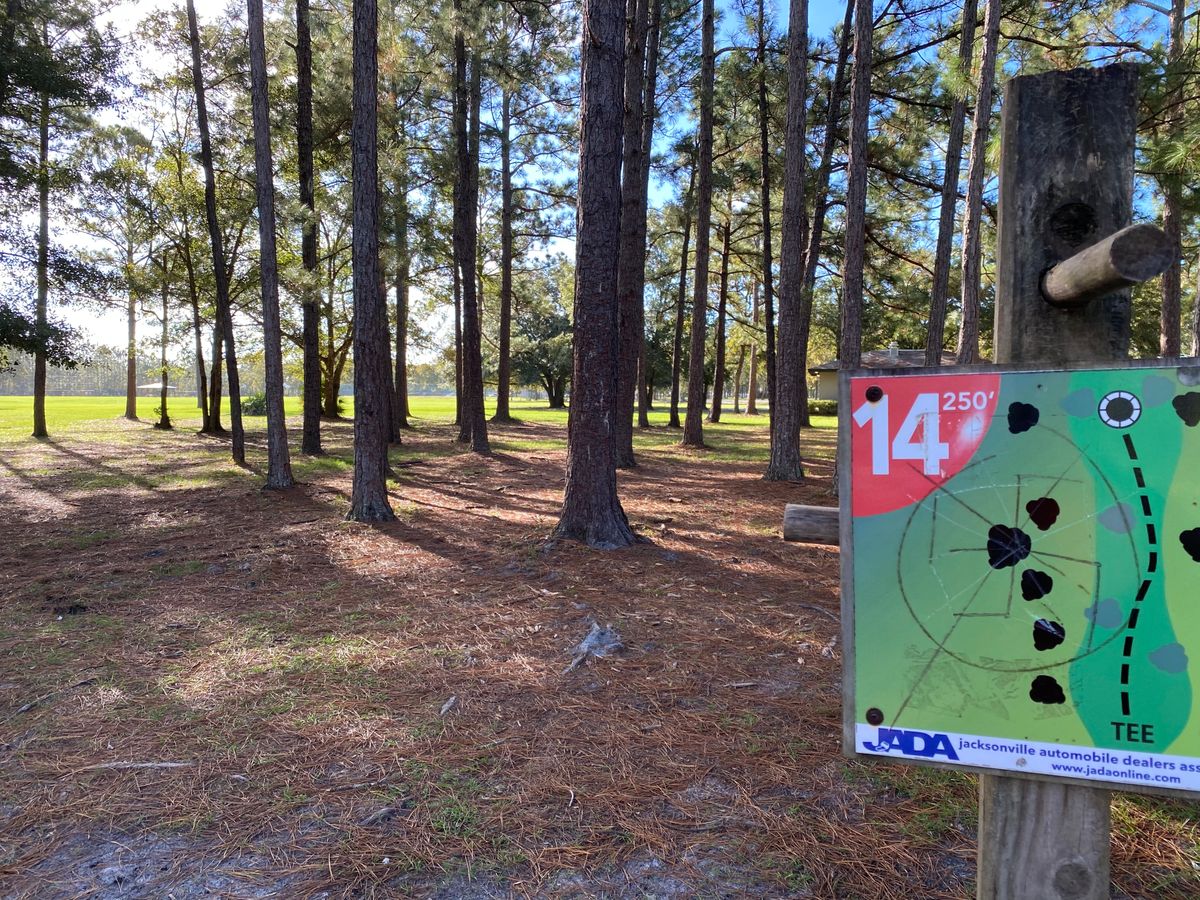 Hole 14 fairway