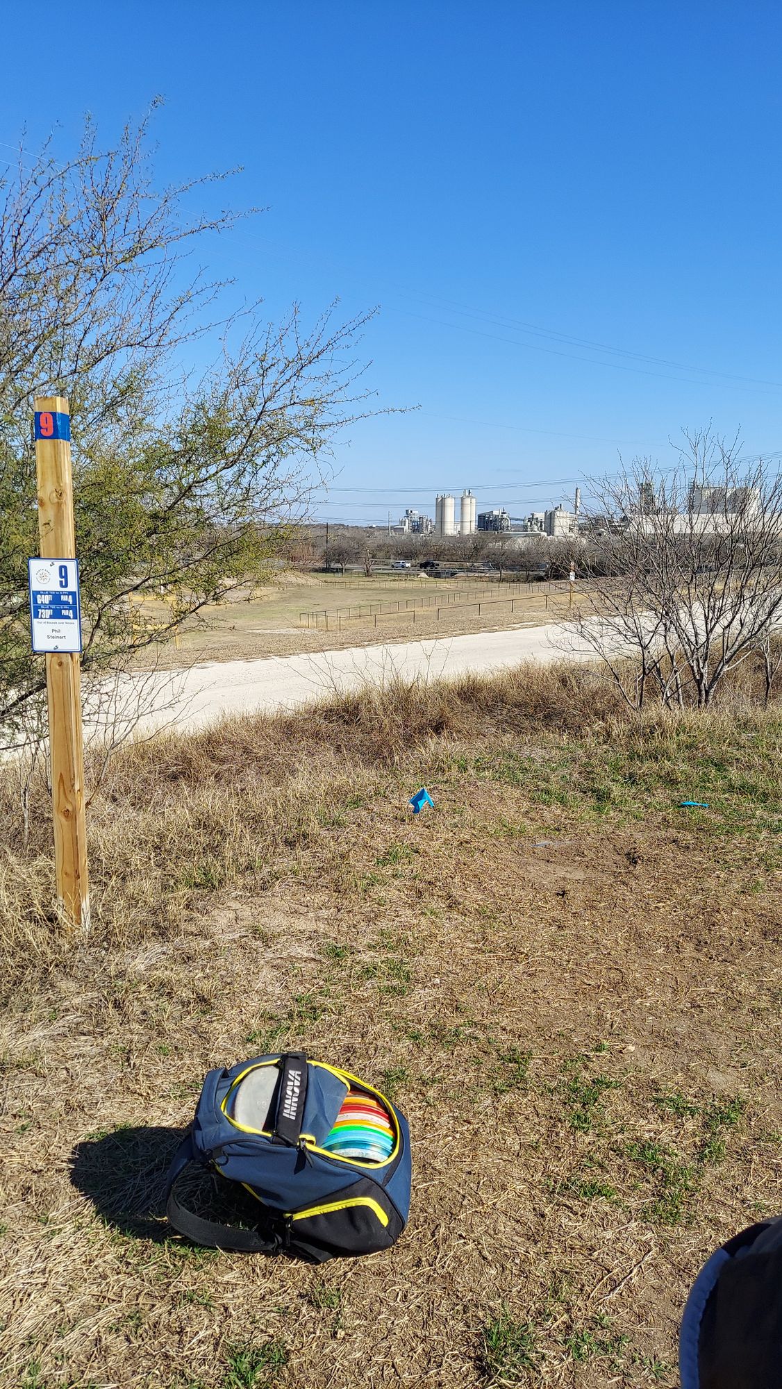 Hole 9. Almost 800 feet downhill. Best hole on the course imo.