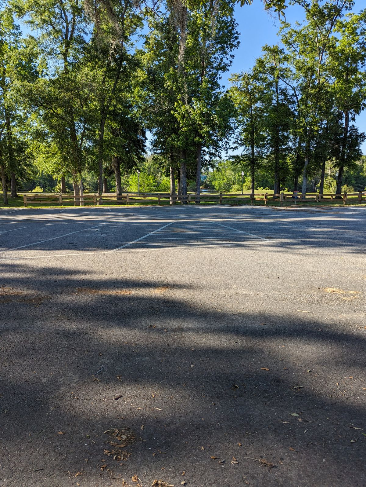 Parking Lot next to hole 1.