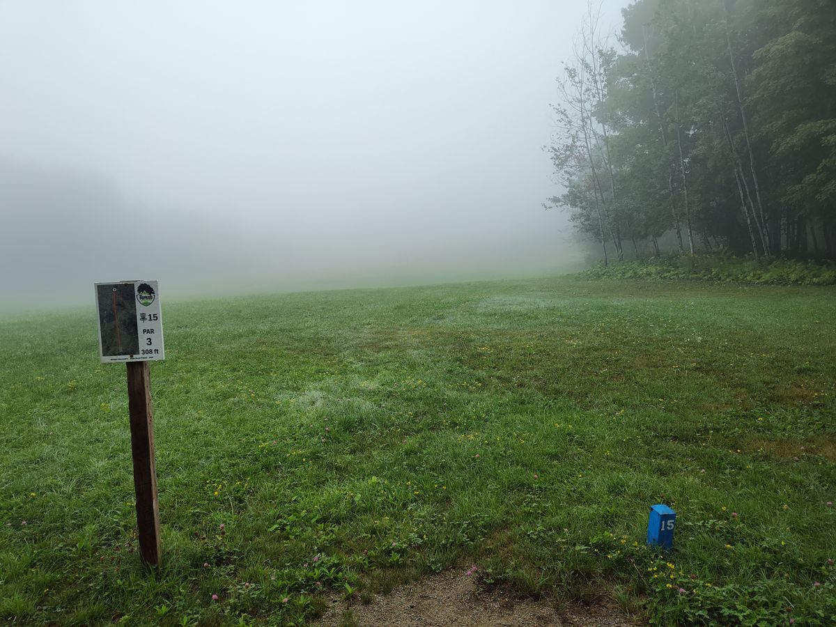 When the clouds start rolling down the mountain.