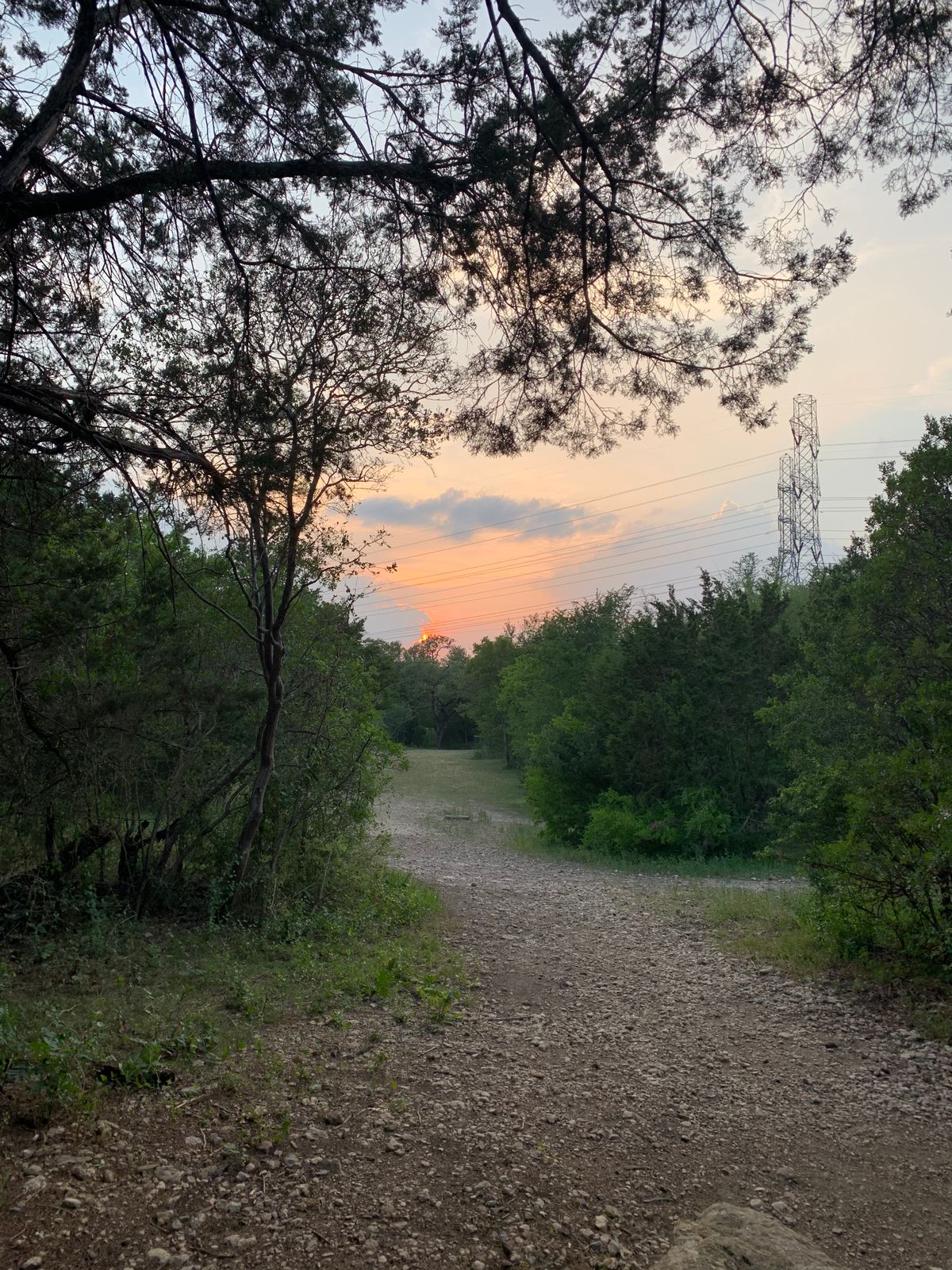 sunset on hole 17
