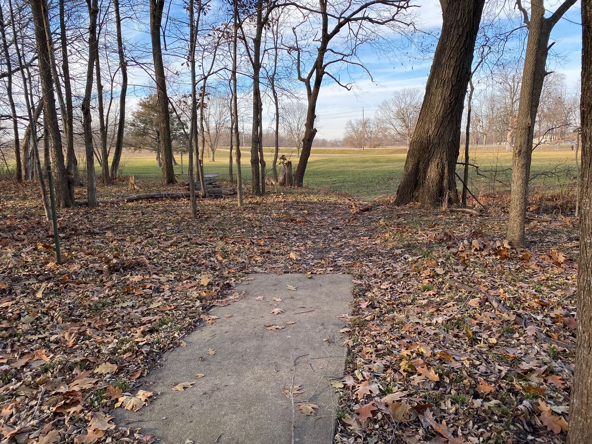 Hole 10 long pad. There is an even more technical long pad as well.
