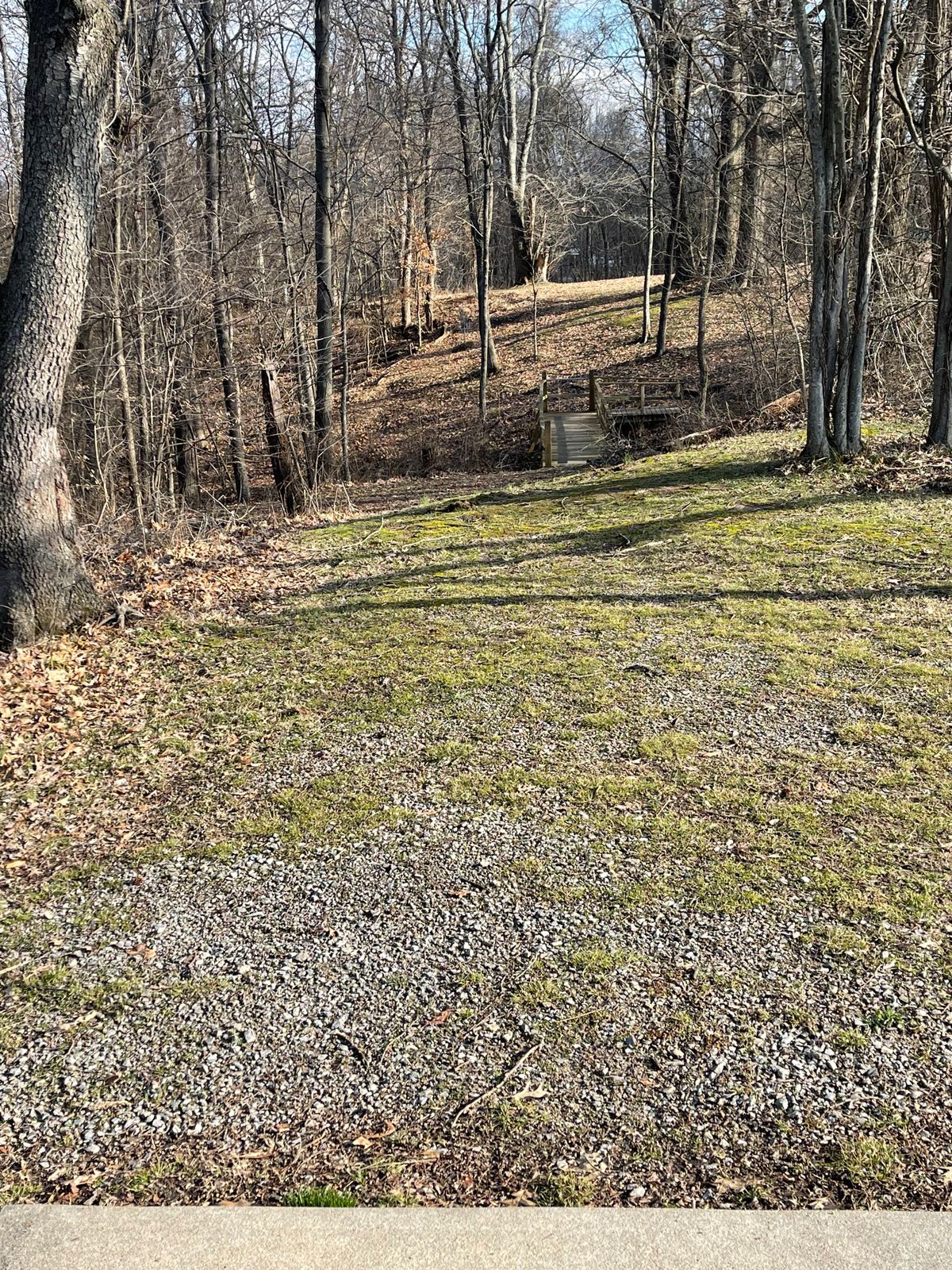 Hole 16 over the valley bridge