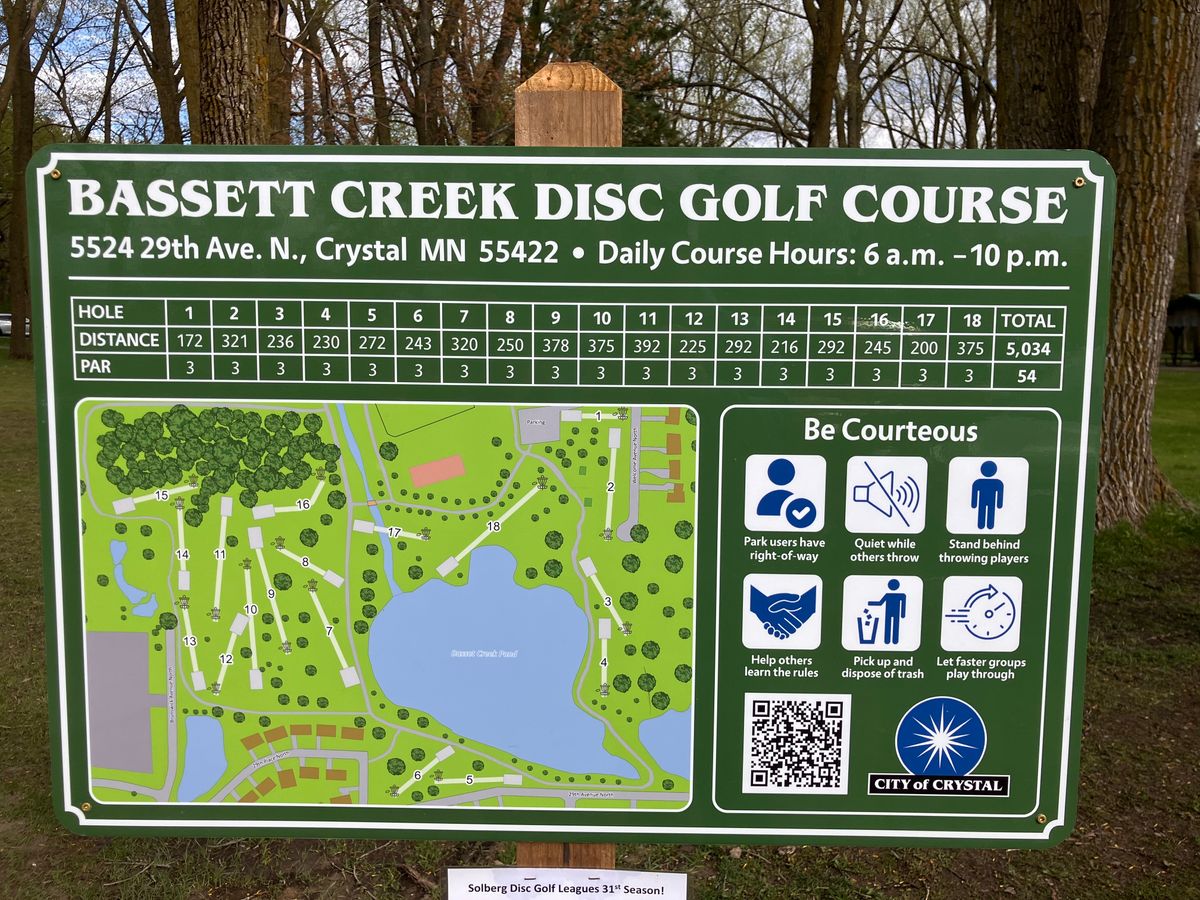 Some nice looking new signage, with (probably) some more accurate distances than the smart layout.
