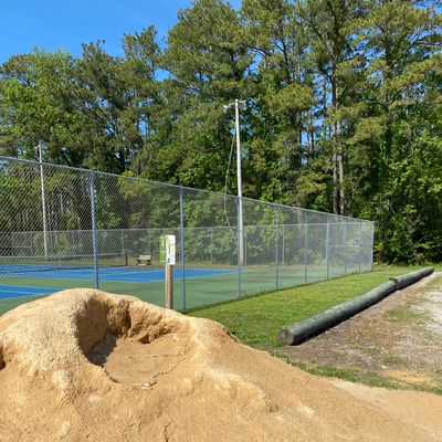Hole 1 “tee pad.”