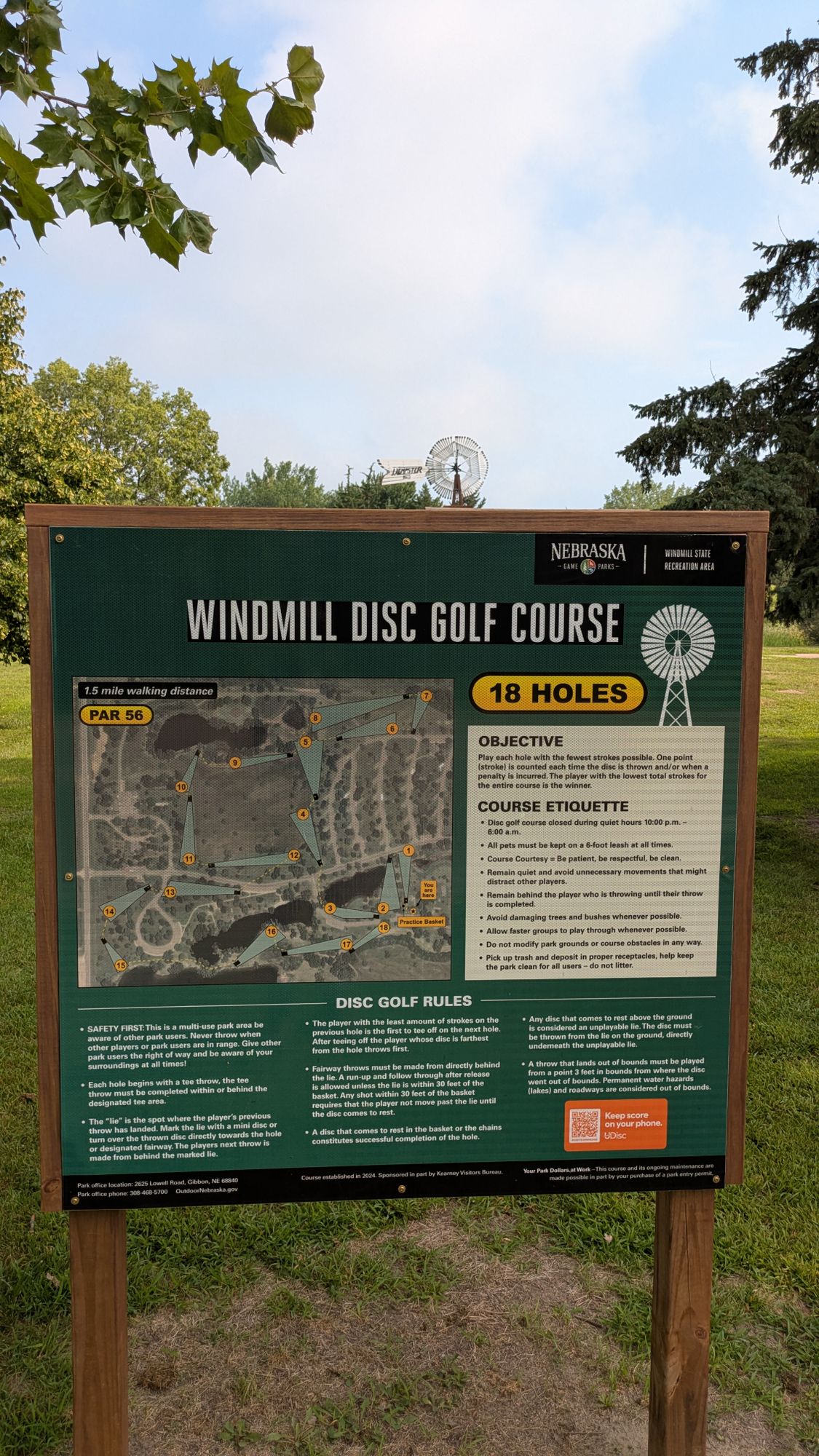 Windmill Disc Golf Course