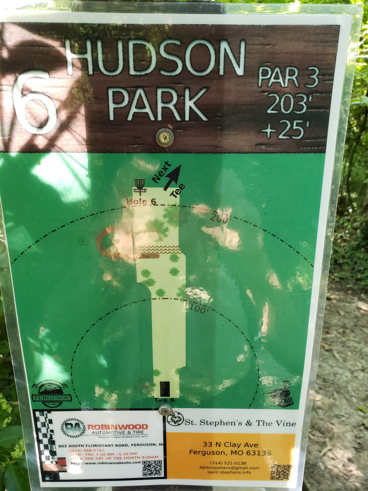 #6 Tee-Pad sign