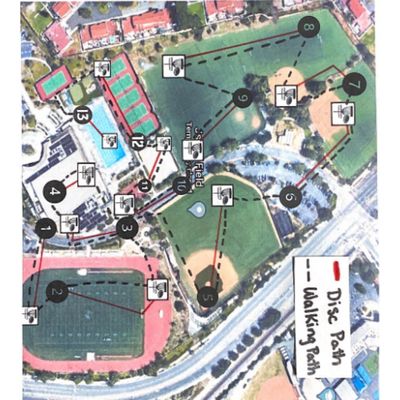 Crimson Course - Please follow the walking path as your pod may be playing alongside another pod. Social distancing should be practiced.