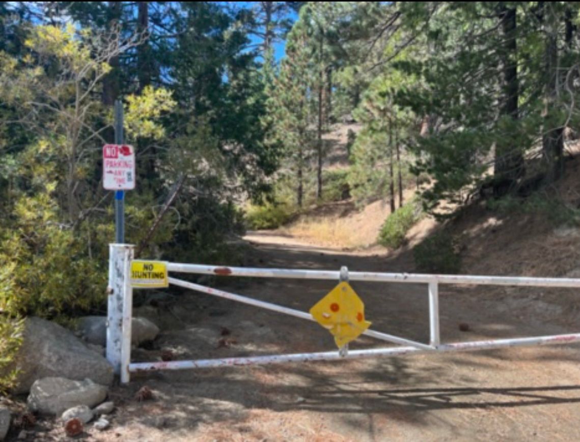 Head up the trail starting at this gate accessible from the main road. 2 mi hike up from here