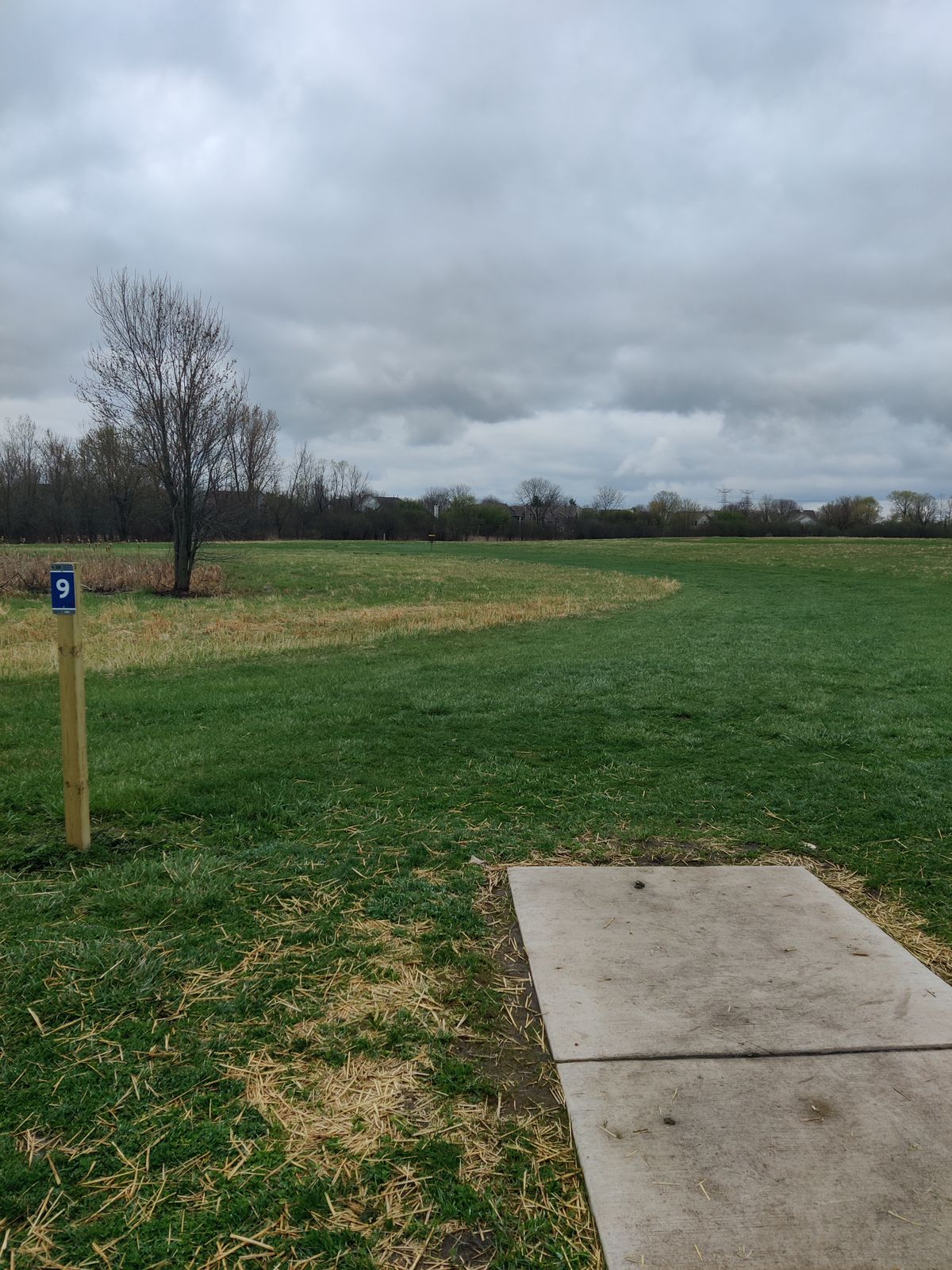 Hole 9 tee