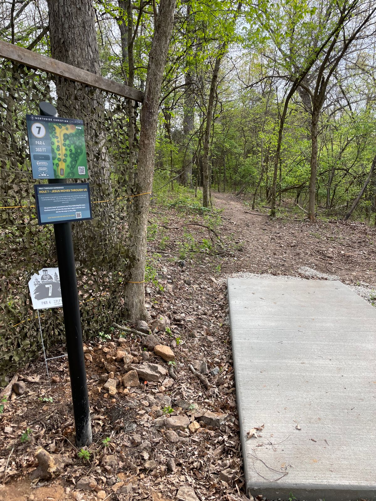 Hole 7 tee.