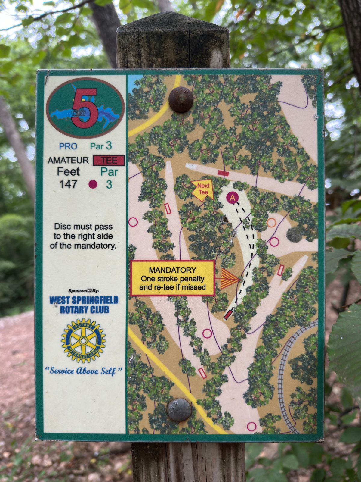 Hole 5 map