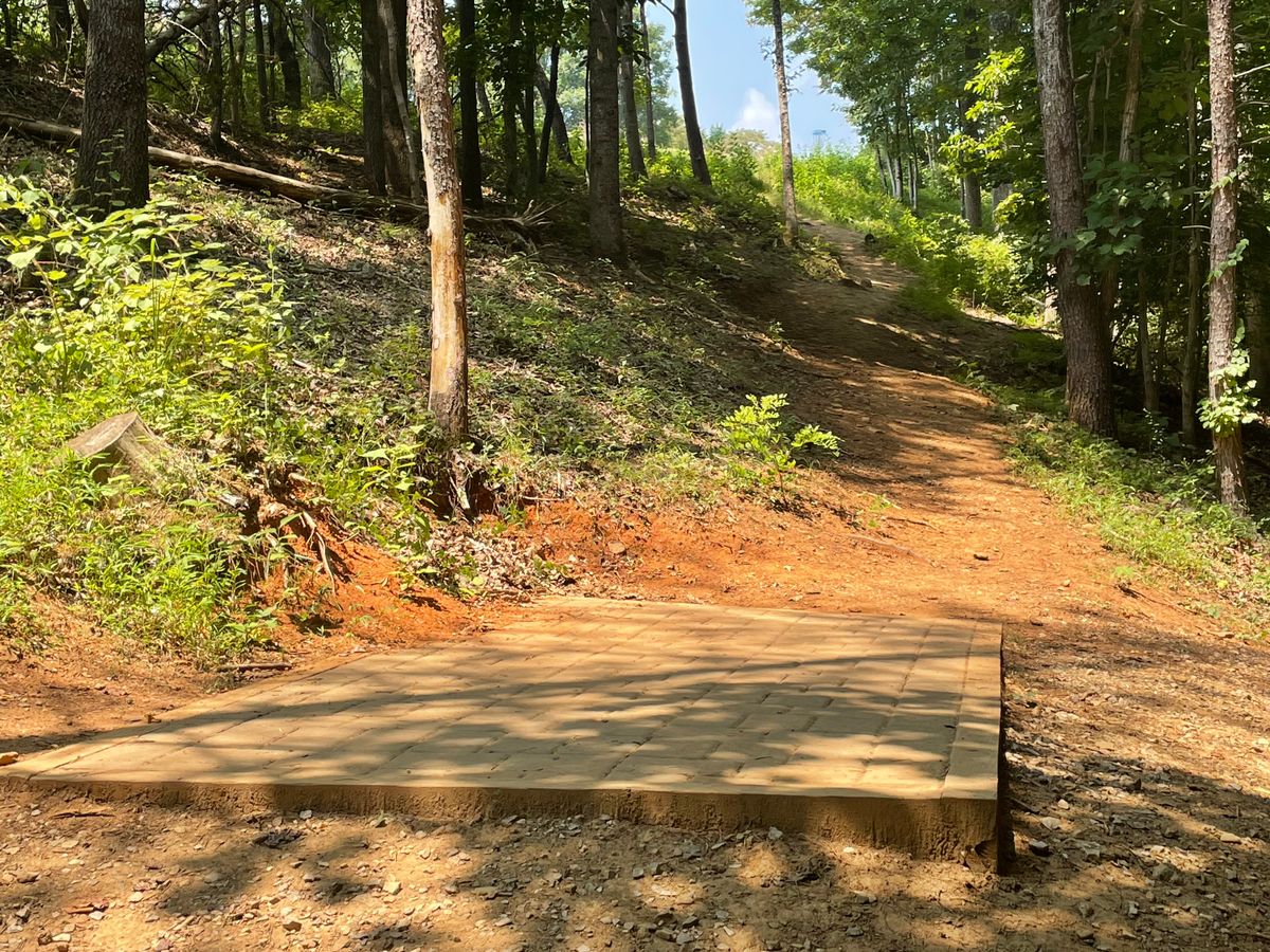Dogleg up and left