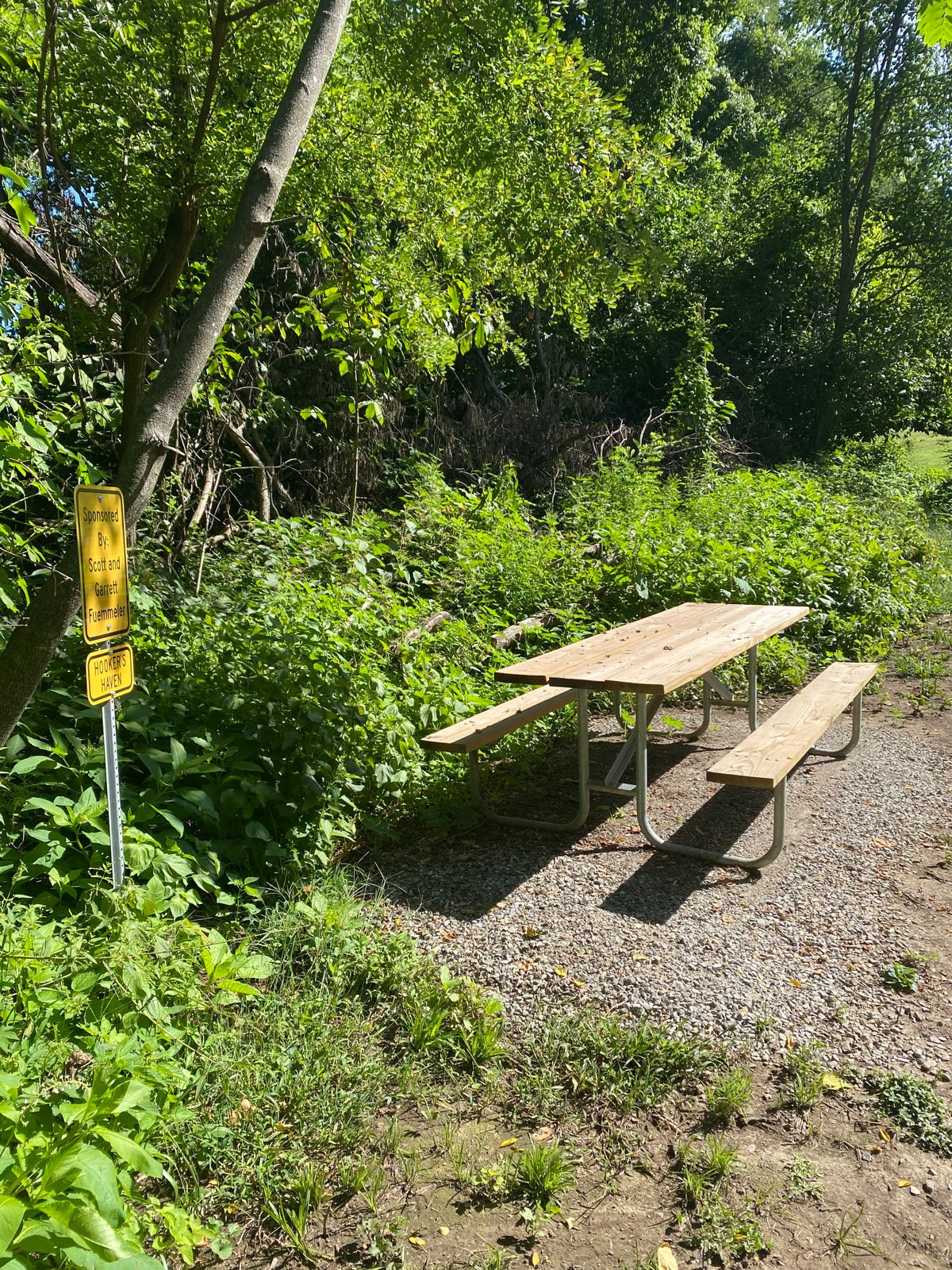 Rest area at Hole 11
