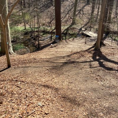 Bottom of the hole 18 cliff