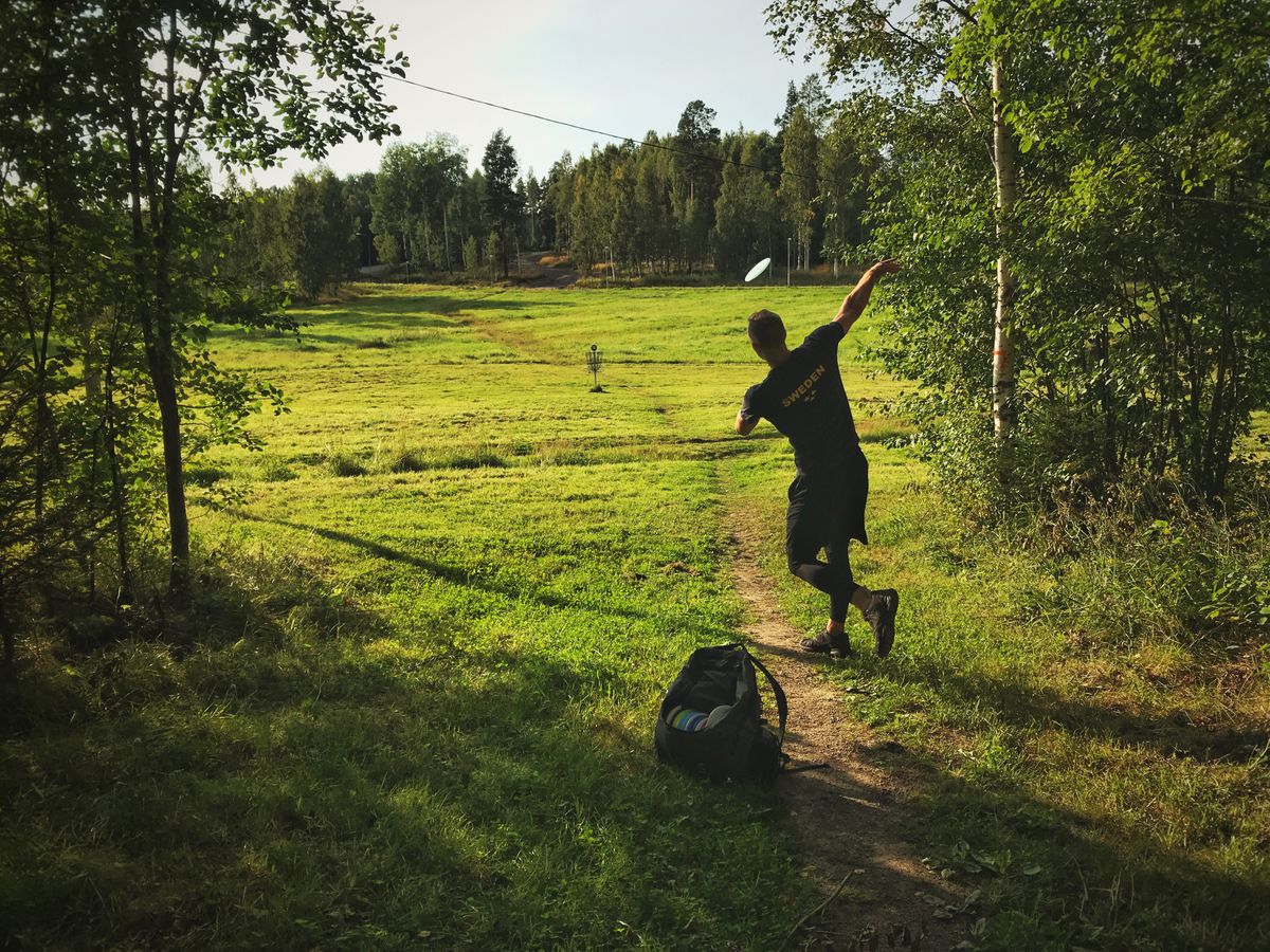 Inspel på hål 12.
